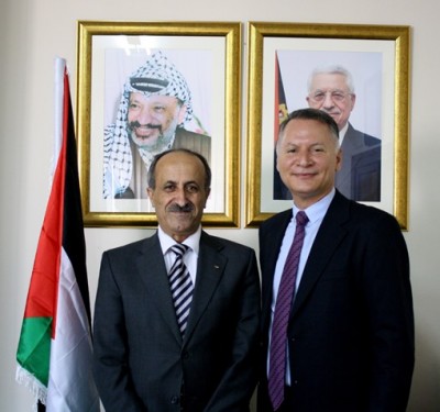 وزير النقل والمواصلات د.م نبيل ضميدي يلتقي رئيس مجلس إدارة مسار العالمية لبحث سبل التعاون المشترك
