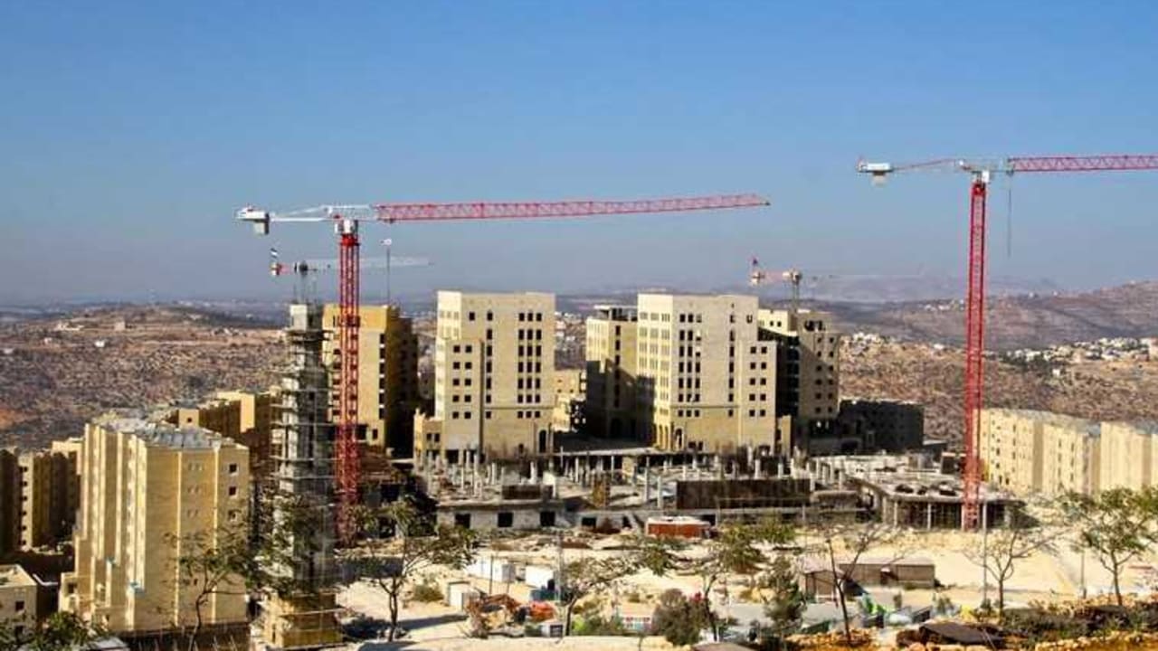The city of Rawabi
(photo credit: TOVAH LAZAROFF)